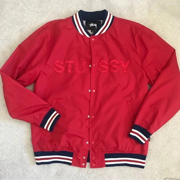 Stussy SS varsity jacket size large brand new - Picture 5 of 10